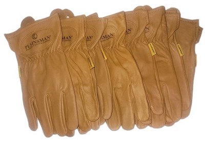 Lot Of 4 Pairs Plainsman Genuine Goatskin Cabretta Leather Gloves Size Large 