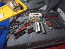 Massive Lot Of HO/00 Gauge Model Trains. Engines, Coaches, Freight Cars