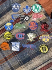 NHL HOCKEY MAGNETS (18)HARTFORD WHALERS WHA EDMONTON OILERS VANCOUVER CANUCKS