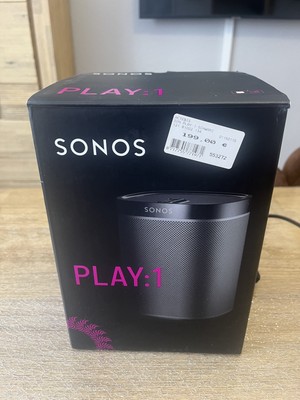 Sonos Play:1 Wlan Lautsprecher, Top Zustand in schwarz mit OVP