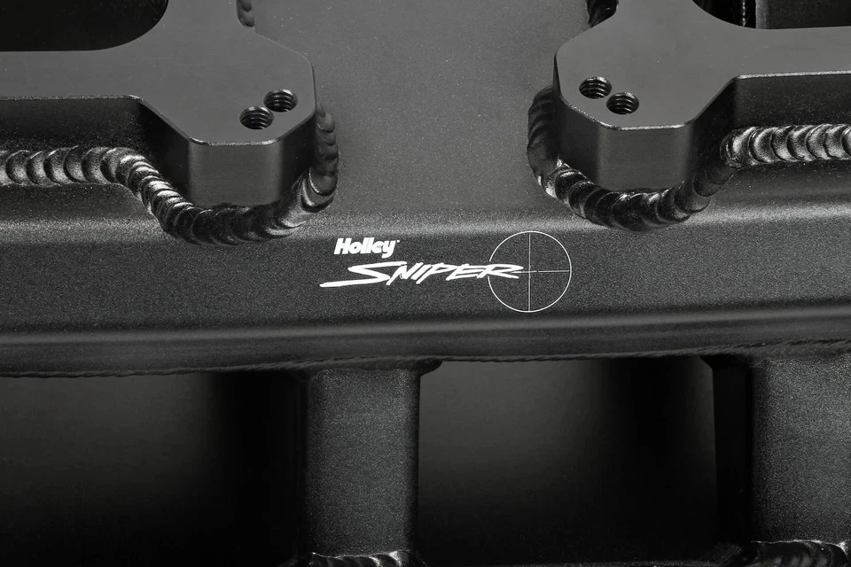 Colector de admisión Holley 827072 francotirador carburado fabricado bloque pequeño Ford 289- Foto 2 de 4