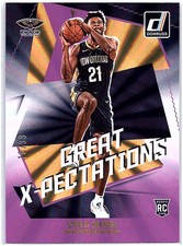 2024-25 Donruss #22 Yves Missi Great X-Pectations Holo Purple Laser #/99