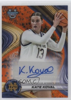2024 Bowman U Best of Orange Mini-Diamond Refractor 14/25 Kate Koval Auto 0jr6