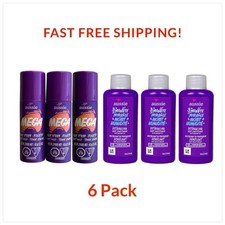 6 Pack - Aussie Mega Hairspray 3 Minute Miracle Moist Deep Conditioner