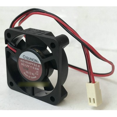 1PCS New   KD1204PFS2-8 DC12V 0.6W 2 PIN Cooling Fan *mq