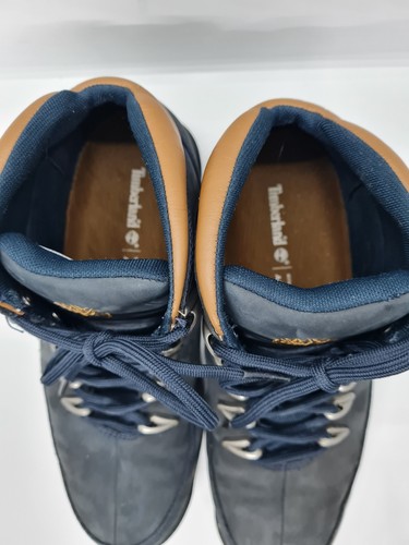 Stivali Timberland Euro Rock Hiker blu nabuk da uomo escursionismo passeggio taglia UK 8 - Foto 7 di 9