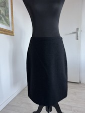 BODEN British Tweed by Moon - bildschöner schwarzer Rock gefüttert Gr. S (UK 10)