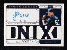 2019 Panini National Treasures Rookie Signature Names 52/99 Jacob Nix Auto 0h28