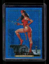 2024 Skybox Marvel Masterpieces 92’ Platinum ELEKTRA(#22) Blue Traxx!!!
