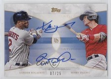 2021 On Demand Dynamic Duals Blue 7/25 Bobby Dalbec Xander Bogaerts Auto 1cc7