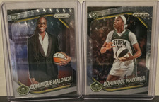 Panini Prizm WNBA  Dominique Malonga Card Lot (2) Prizm Swirl 