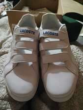 Image of Lacoste  Trainers Sneakers Withe/Royal blue, size 6 UK