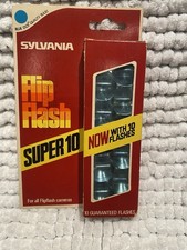 NEW Vintage Sylvania Flip Flash Super 10 Blue Dot for all Flipflash Cameras