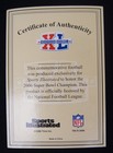 2005 PITTSBURGH STEELERS Sports Illustrated Super Bowl XL Champion Football COA — photo 5