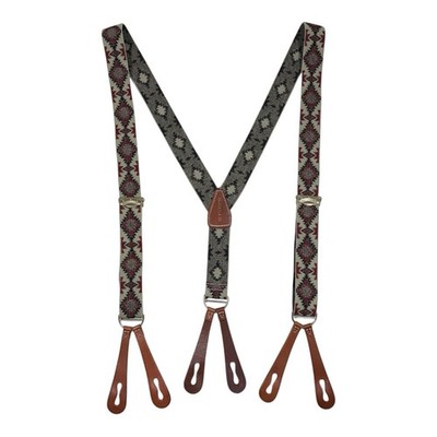 RRL Double RL & Co. Aztec Suspenders Ralph Lauren Stretch Braces