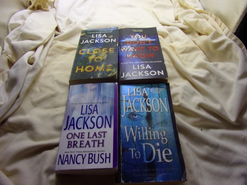 4 Lisa Jackson Paperback Books-Used
