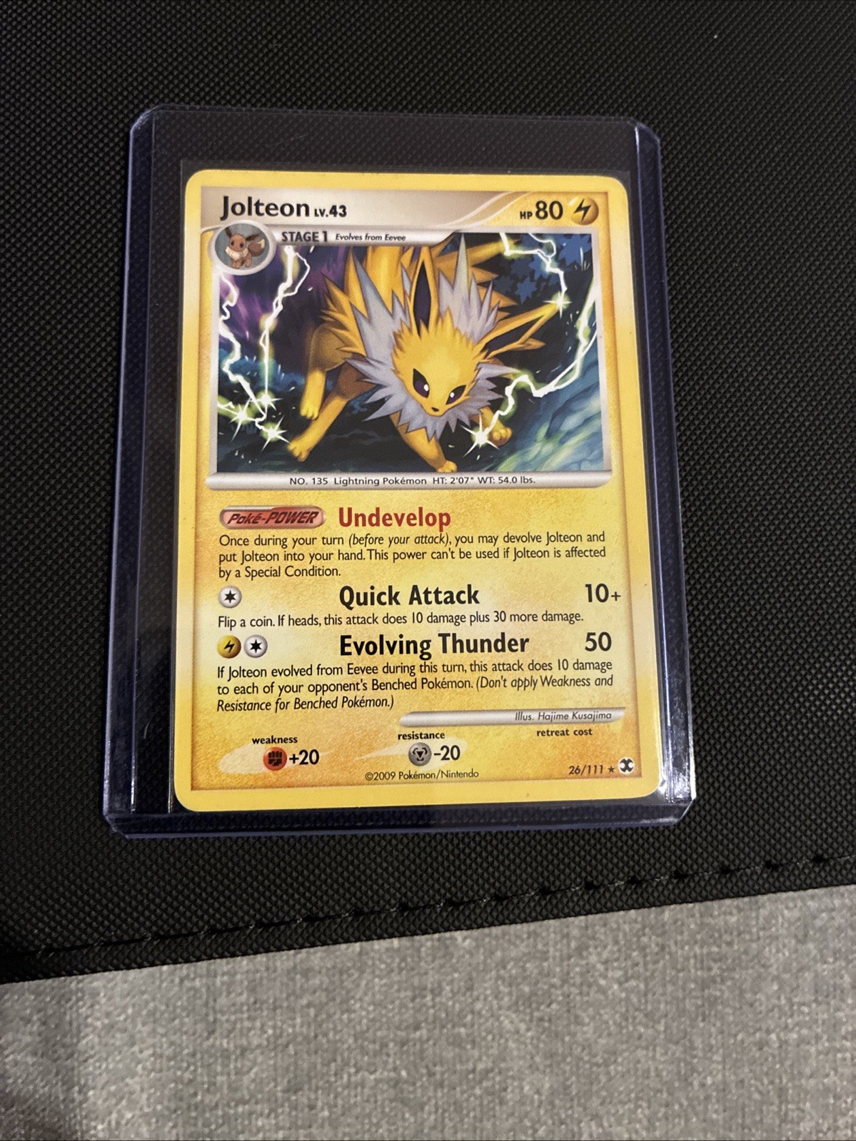 Pokemon Jolteon LV.43 Card 26/111 Rare LP!