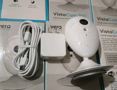 10 lot Vera Vista CAM 702 full HD 1080p indoor WiFi Camera surveillance VistaCam