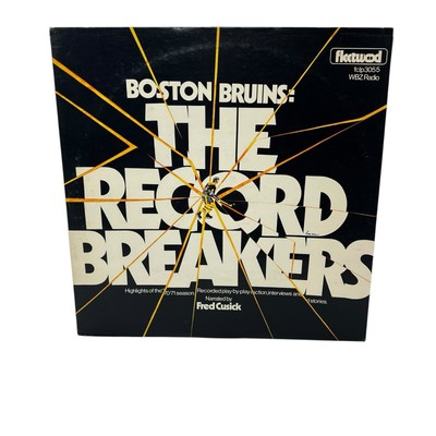 Boston Bruins  The Record Breakers LP Vinyl Record 1970-71 NHL Season Bobby Orr
