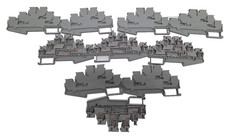 Qty10 Phoenix Contact 3036042 Terminal Block Connectors, 6 Pos, 3-Wire