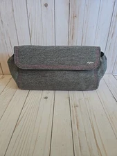 Dyson Air Wrap Travel Storage Bag Magnetic Closure Grey Fuchsia Black Interior