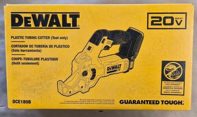 DCE180b DEWALT 20V MAX Plastic Tubing Cutter, Tool Only Automatic  Manual Modes