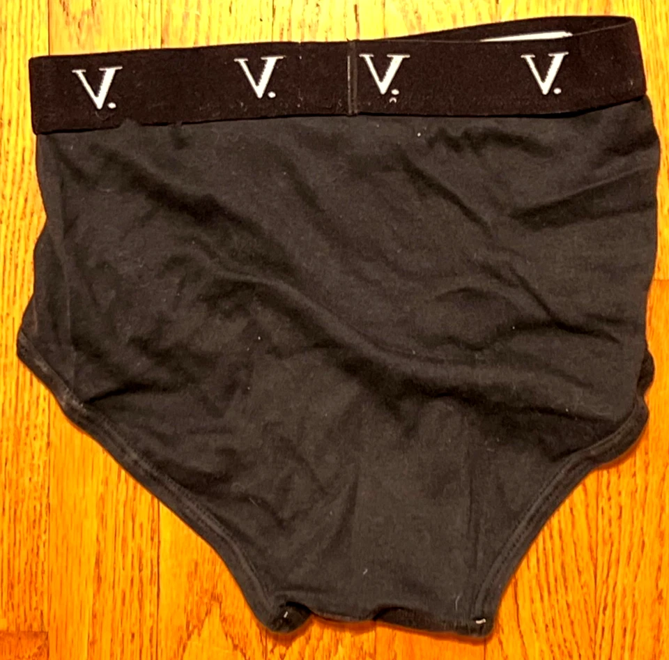 Hombres Talla 36-38 (Grande) ~ Van Heusen™ Logo Calzoncillo Negro Ropa Interior 100% Algodón Foto 4 de 4