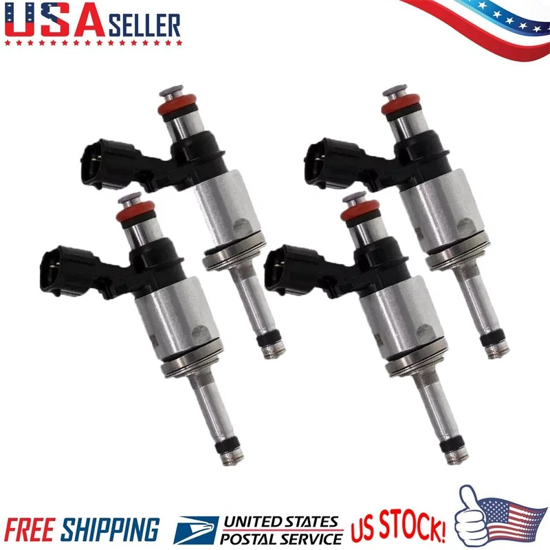 NEW SET OF 4 FUEL INJECTORS CM5E-BB FOR FORD FOCUS 12-18 2.0L L4 ECOBOOST USA