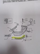 735267933 MODANATURA DESTRA PARAURTI POSTERIORE LANCIA LYBRA--ORIGINALE--