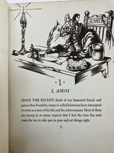 BEN and ME by Robert Lawson Hardcover 1939 1st Edition• Great Illustrations! VG - Picture 7 of 8