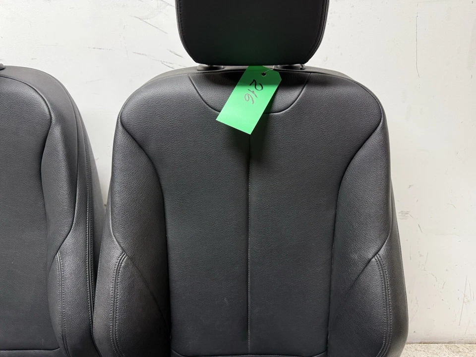 12-18 OEM BMW F30 F34 F36 335i Front Driver Passenger Seats Black PAIR - Image 4 of 4