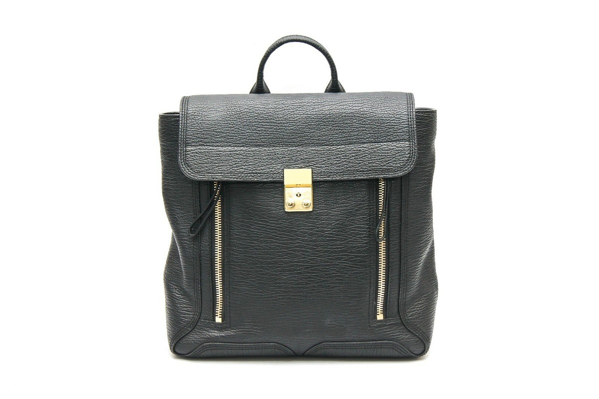 3.1 Phillip Lim Leather Black Backpack 3.1 Phillip Lim Leather Backpack main image 4