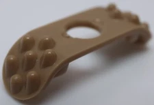 Lego Dark Tan Minifig Armor Shoulder Pads with Spikes on Top