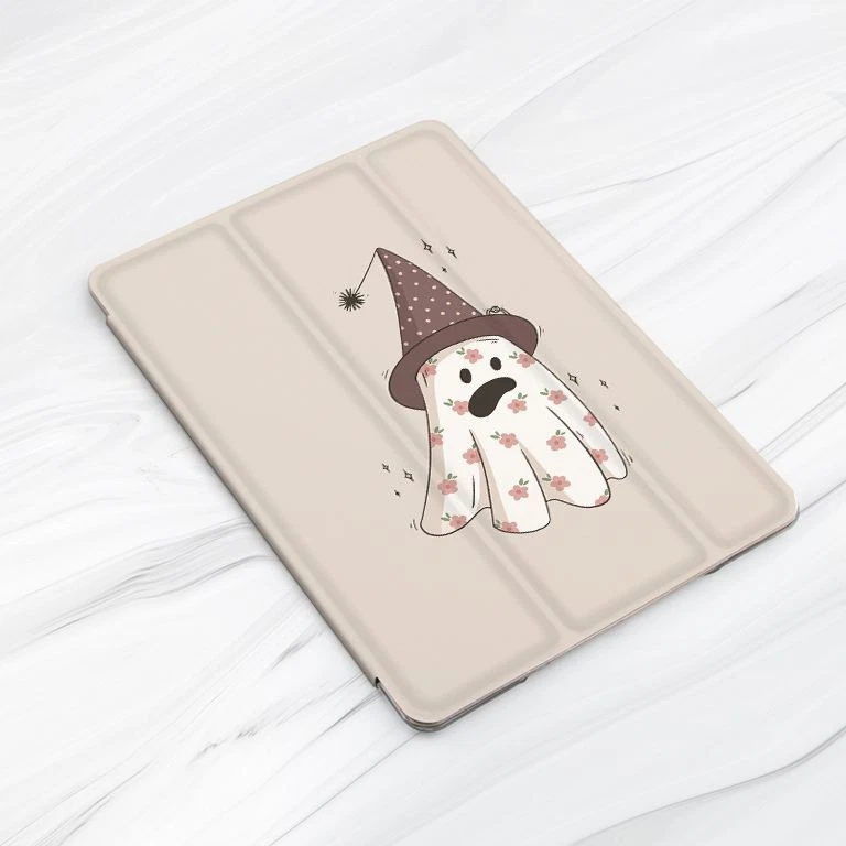 Lovely Cute Ghost Halloween Case For iPad 10.2 Air 3 4 5 Pro 9.7 11 12.9 Mini - Image 3 of 4