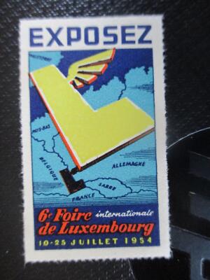 (11203) Reklamemarke - Foire Internationale de Luxembourg 1954