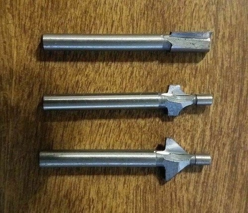 NEW DREMEL TRIO ROUTER BITS TR615, TR618, TR654 3 SET - Picture 2 of 4