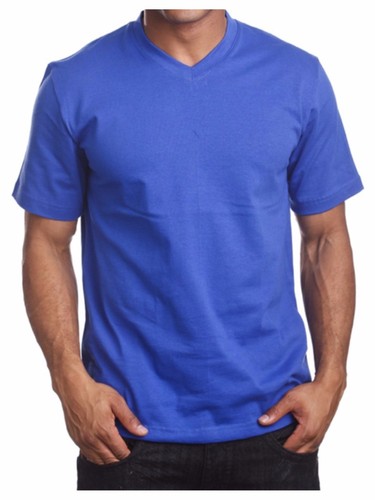 Men T-Shirt MAX HEAVY WEIGHT V-Neck Short Sleeve Big Comfy Plain Tee S- 5XL - Picture 17 of 25