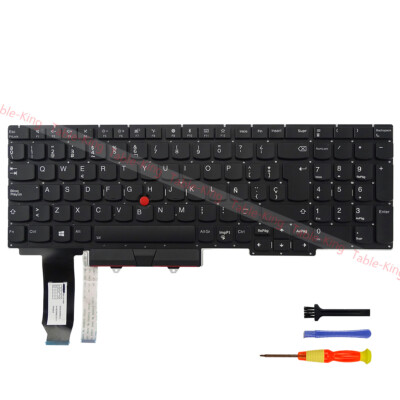 Spanish Backlit Replacement Keyboard for Lenovo Thinkpad E15 Gen1/R15 Gen1