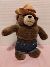 VTG 1997 Smokey The Bear Plush Doll Wildfire Fighter Toy 1998 Kids Preferred 7"