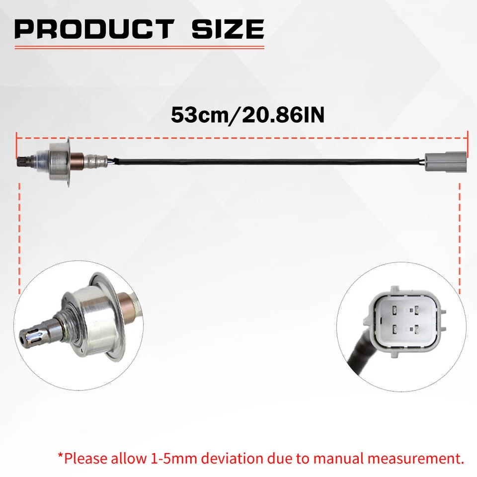 Sensor de oxígeno O2 aguas arriba y aguas abajo 2 piezas para Nissan Versa Sentra Cube 2008-2012 Foto 3 de 4