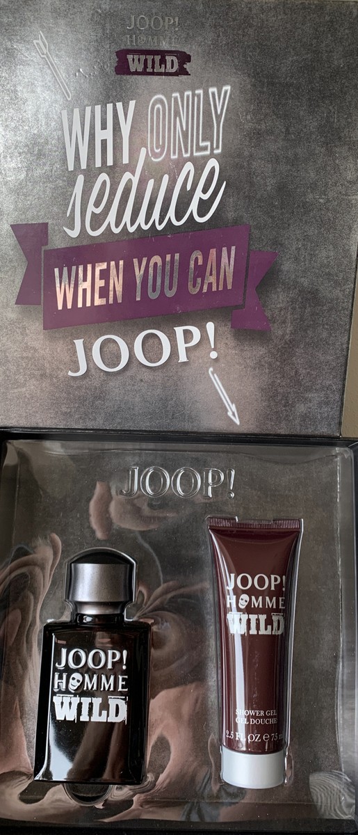 JOOP HOMME WILD SET cologne and shower gel NOB