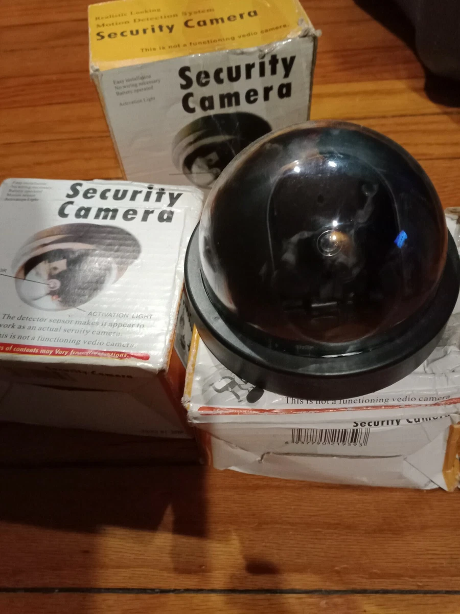 dummy security camera with motion detector