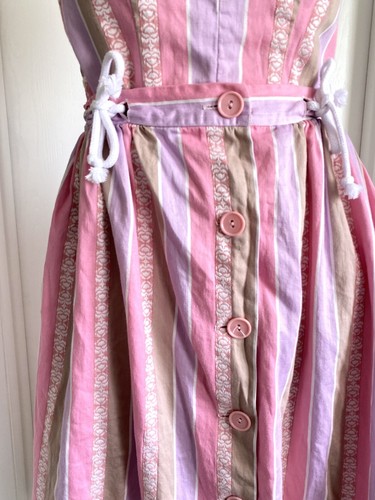 Vintage 1950's - 2 PC Playsuit Romper + Matching Skirt PinUp SET Union Label - Picture 10 of 15