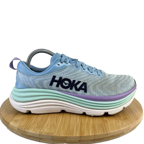 Hoka Women's Gaviota 5 Anchor / Grapefruit Running Shoe | eBay