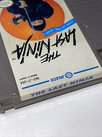 THE LAST NINJA Authentic Nintendo NES Clean Pins Tested Works
