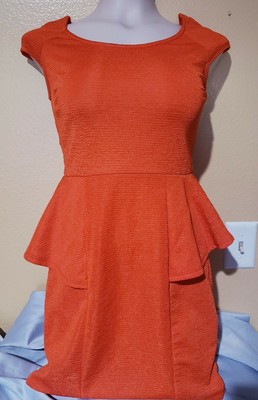 charlotte russe orange dress