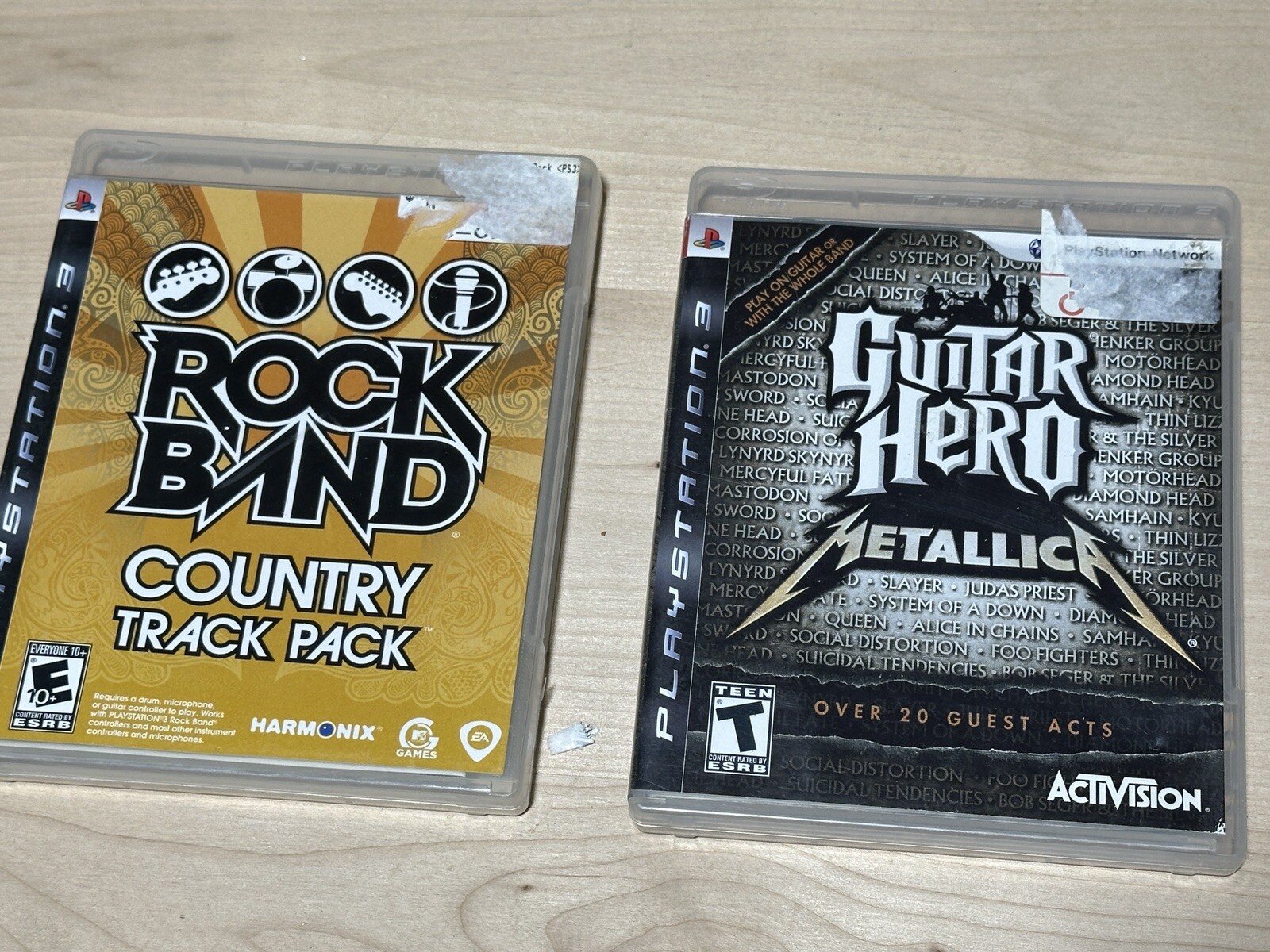 Play Station 3 Guitar Hero Game Bundle 11 pc Lot PS3 Guitar Hero