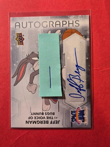 2021 Upper Deck Space Jam A New Legacy Horizontal Autographs #HSJB Jeff Bergman - Picture 4 of 4