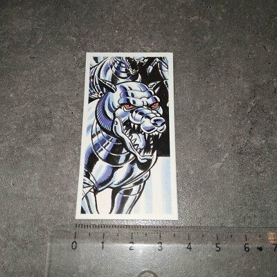 1990 TMNT ninja turtle   trading card DIMENSION X ESCAPADE #7 THE ROBOT WOLVES