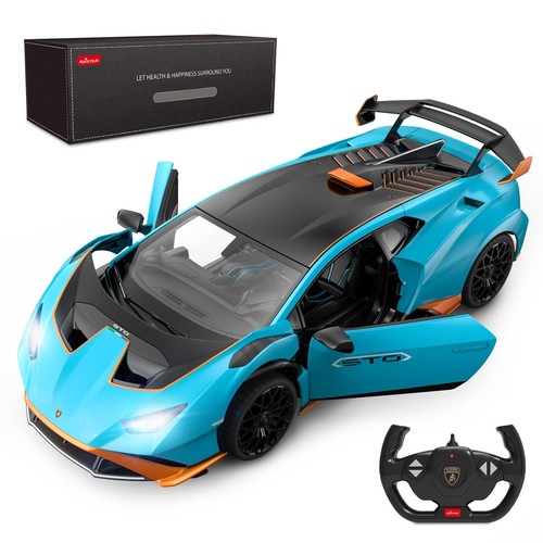 Lamborghini RC Car Rastar R/C 1/14 Lamborghini Huracán STO Model Car Blue Lam...